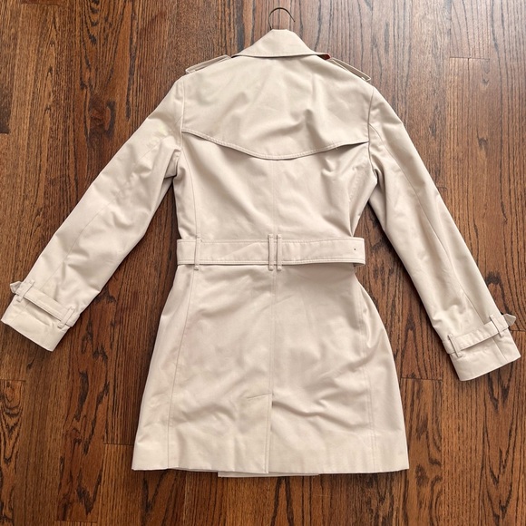 Authentic Classic Burberry Harbourne Trench Coat Sz 4 - Picture 11 of 12
